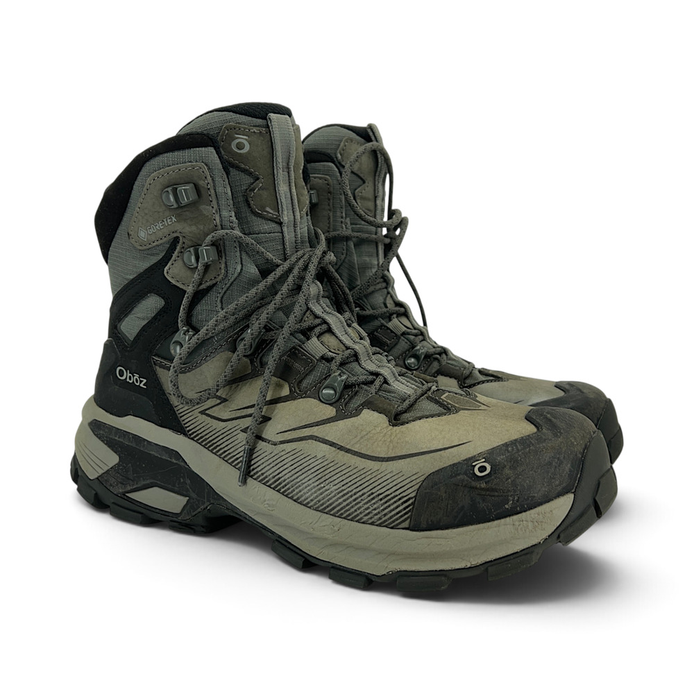 Oboz Bridger Ridge Mid GTX Men's 10.5 M Gunmetal Hiking Boots